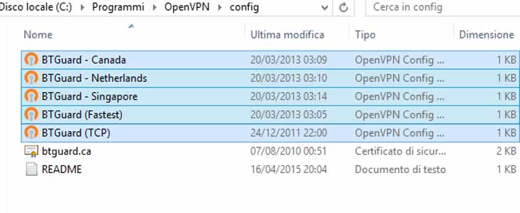 btguard openvpn configuration files